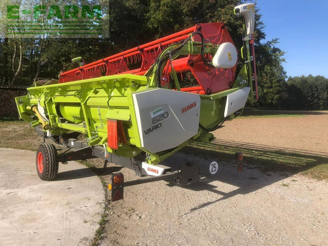 CLAAS v 620 mit wagen - Labības heders: foto 4 CLAAS v 620 mit wagen - Labības heders: foto 4