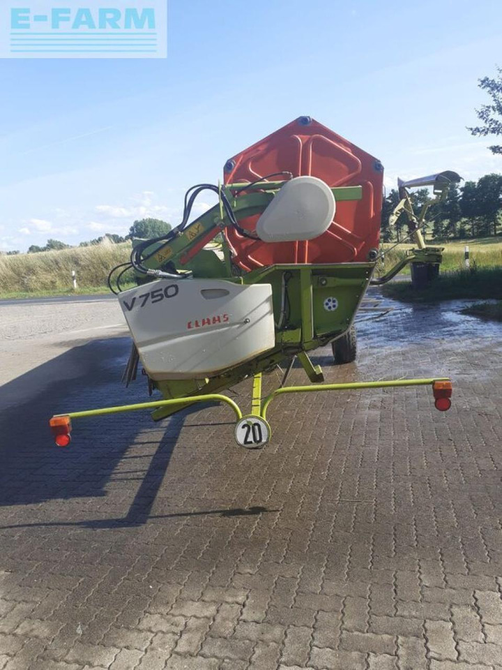 CLAAS vario-schneidwerk v 750 + transportwagen - Lopbarības kombaina papildaprīkojums: foto 2 CLAAS vario-schneidwerk v 750 + transportwagen - Lopbarības kombaina papildaprīkojums: foto 2