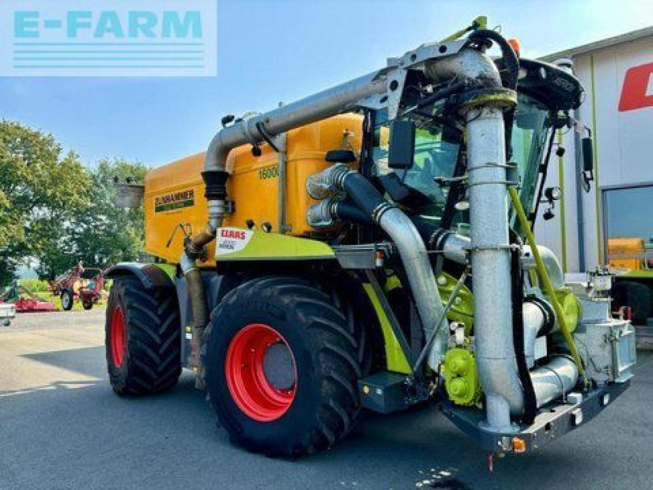 Traktors CLAAS xerion 4000 saddle trac, zunhammer acx 16 cbm SADDLE TRAC: foto 7