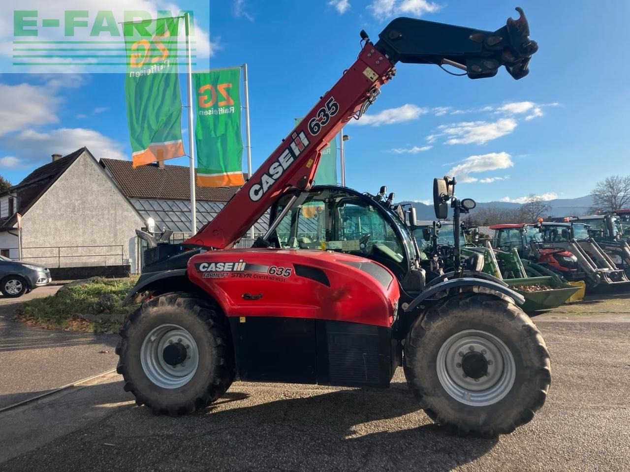 Case-IH 635 - Teleskopiskais iekrāvējs: foto 4 Case-IH 635 - Teleskopiskais iekrāvējs: foto 4
