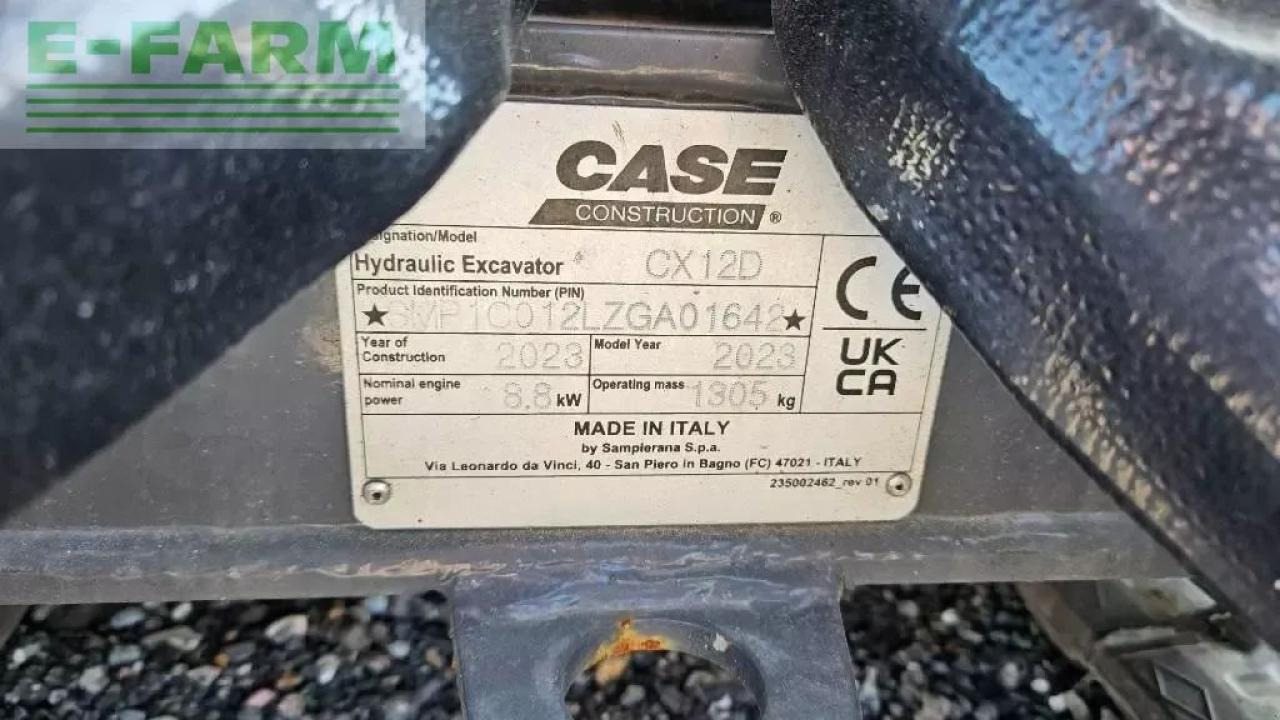 Case-IH cx12d - Mini-ekskavators: foto 4 Case-IH cx12d - Mini-ekskavators: foto 4