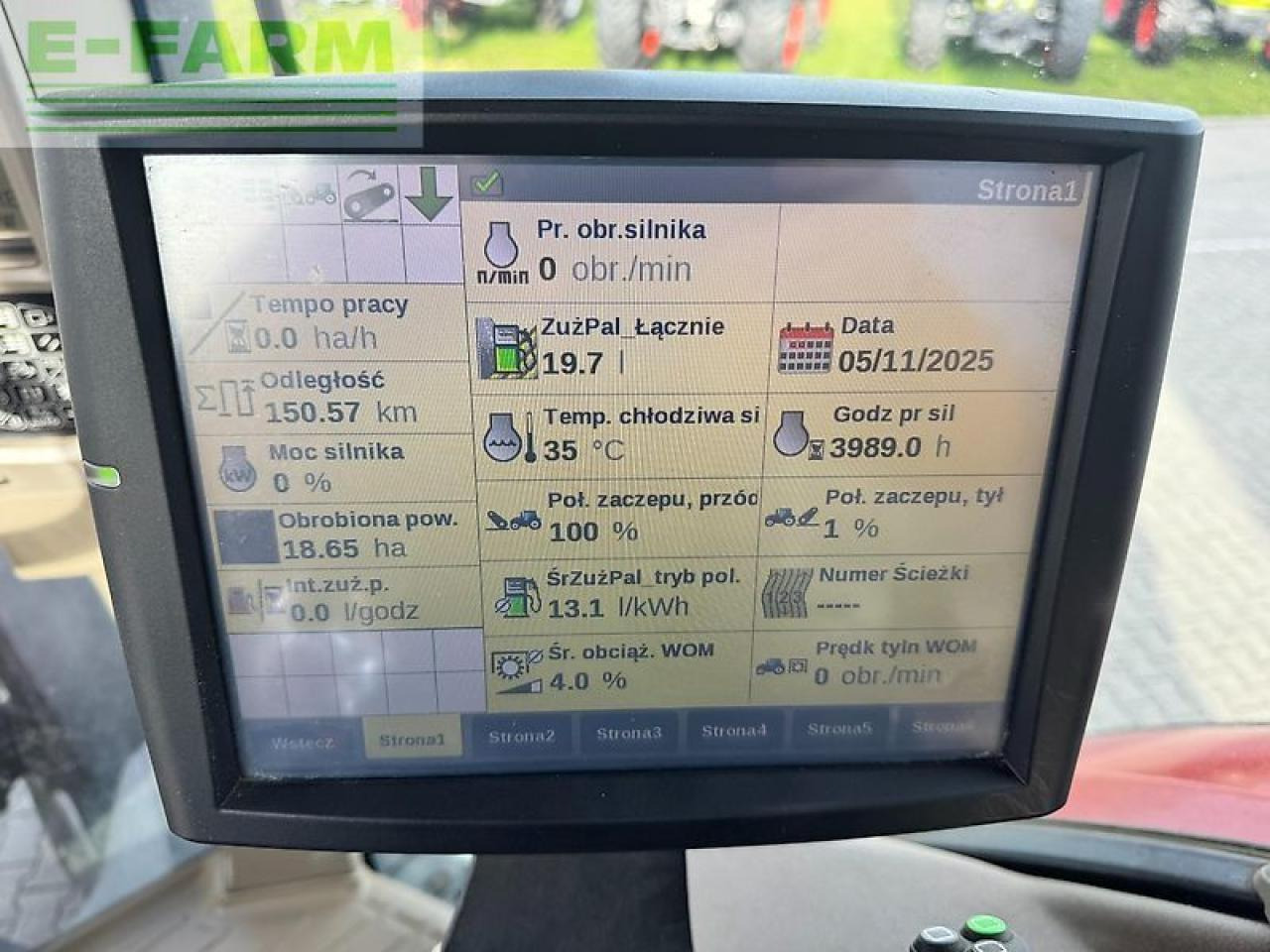 Traktors Case-IH optum 270: foto 17