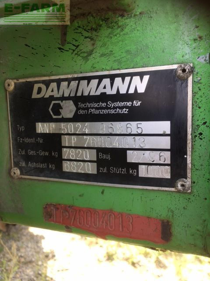 Dammann anp 5024 - Piekabināmais miglotājs: foto 4 Dammann anp 5024 - Piekabināmais miglotājs: foto 4