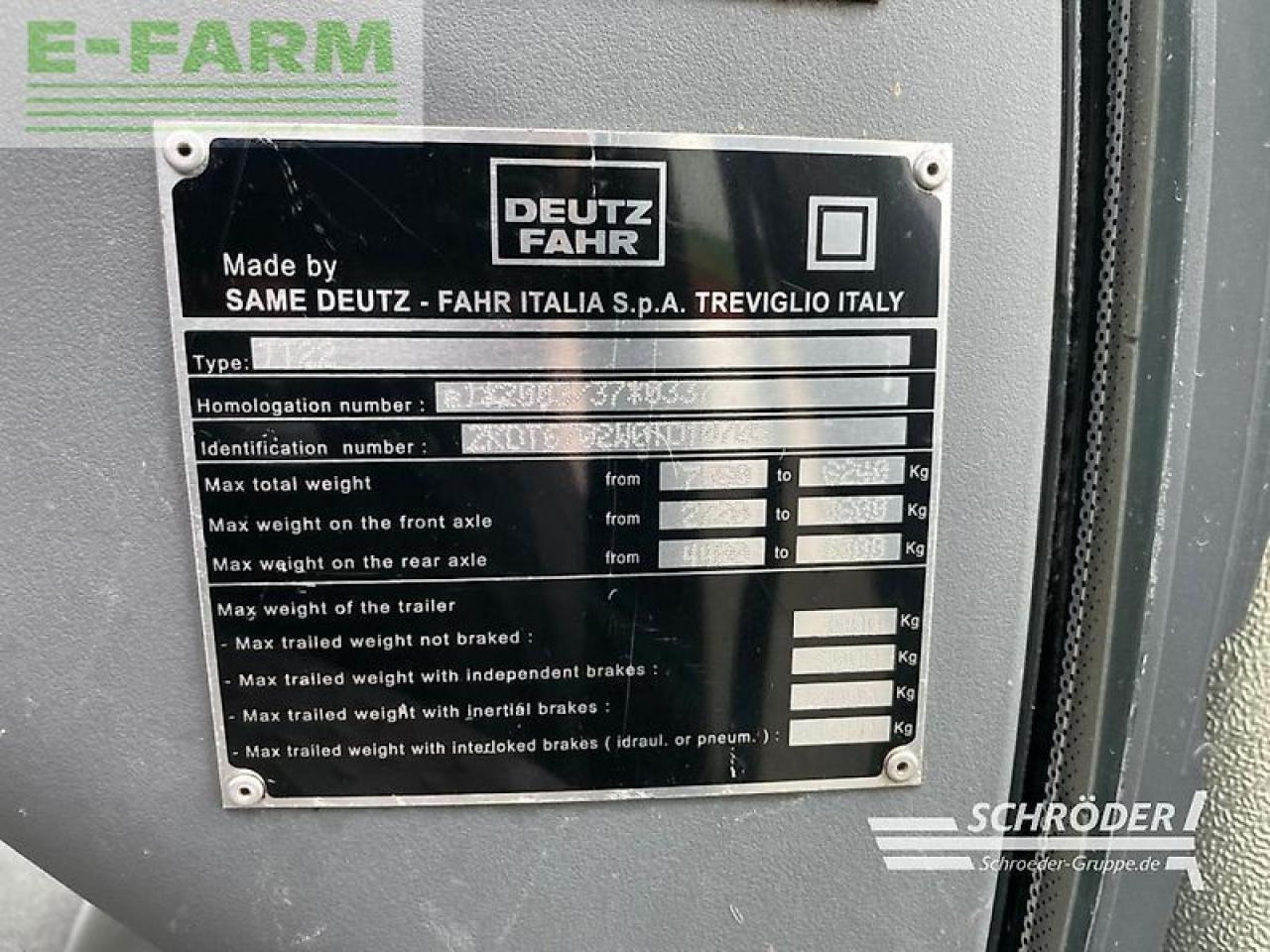 Traktors Deutz-Fahr agrotron k 610: foto 20 Traktors Deutz-Fahr agrotron k 610: foto 20