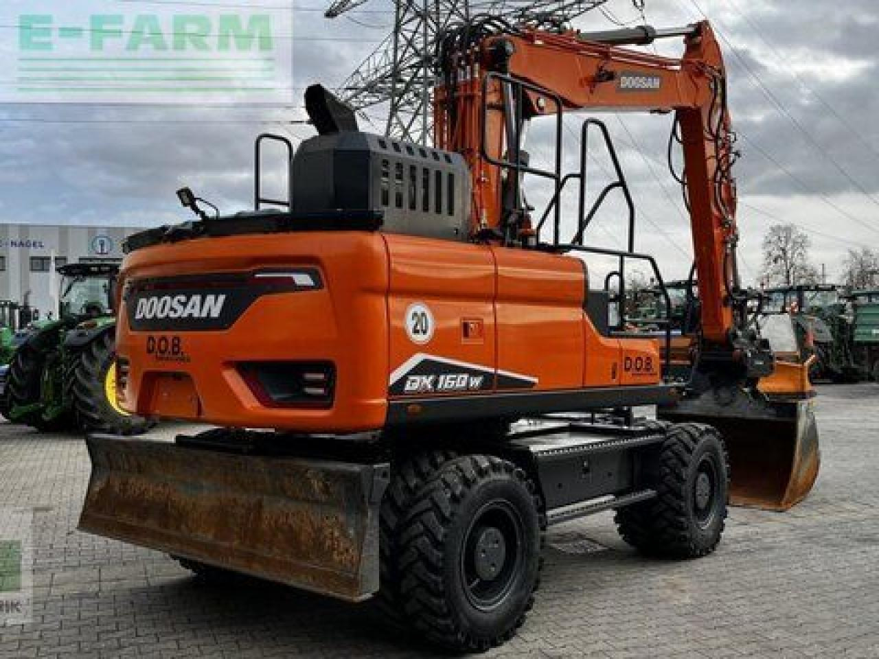 Riteņu ekskavators Doosan dx 160w-7: foto 8