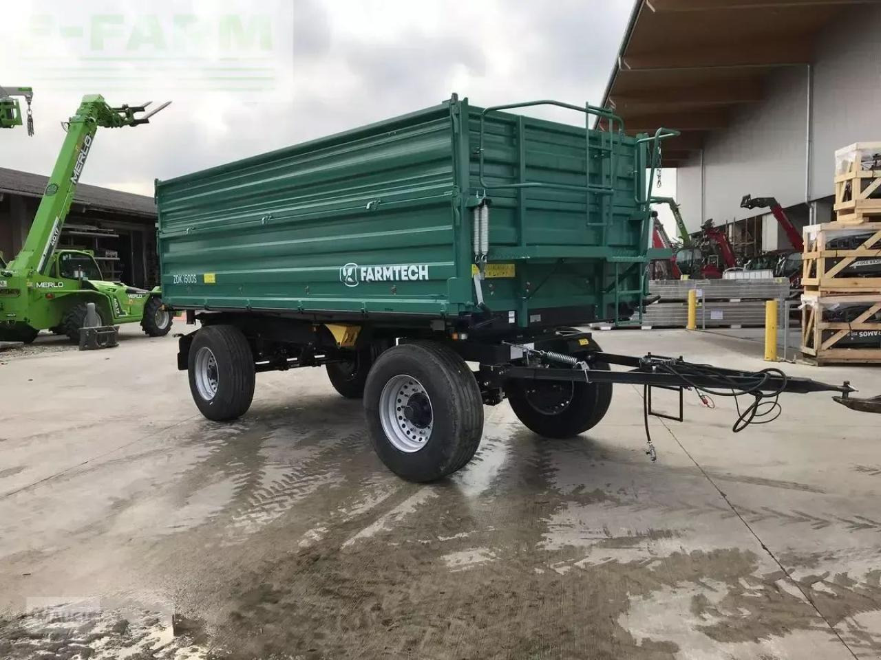 Farmtech zdk 1500 - Lauksaimniecības piekabe-pašizgāzējs: foto 1 Farmtech zdk 1500 - Lauksaimniecības piekabe-pašizgāzējs: foto 1
