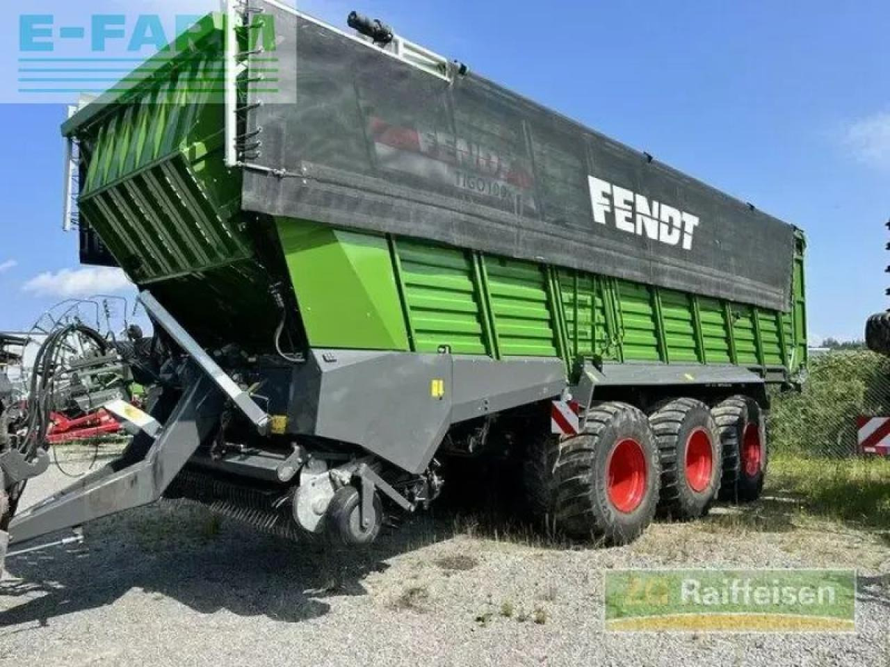 Fendt tigo 100 xr - Savācējpiekabe: foto 1 Fendt tigo 100 xr - Savācējpiekabe: foto 1