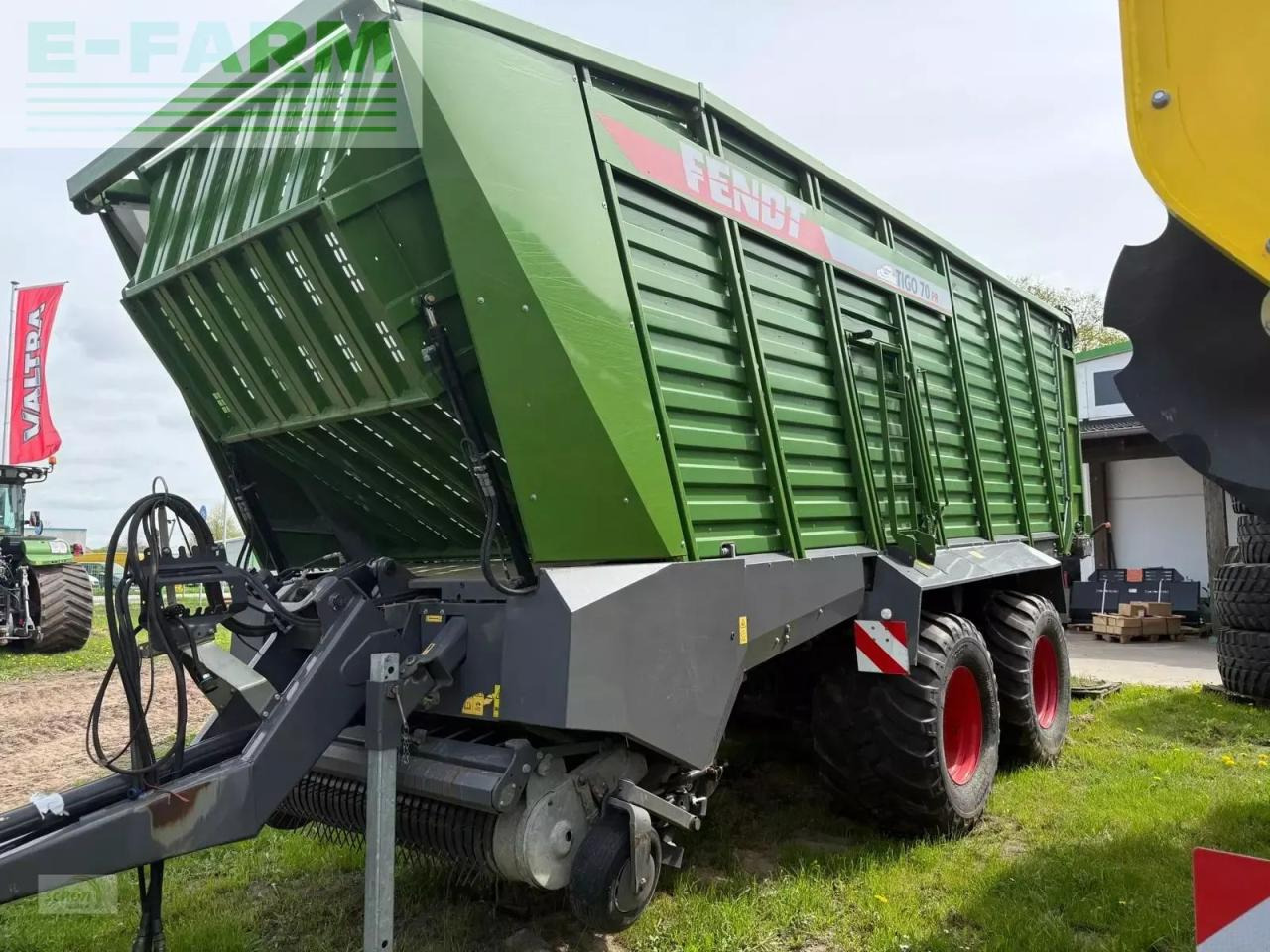 Fendt tigo 70 pr nur 774 fuhren bzw 76 stunden und mit 750/45 r26,5 bereifung - Savācējpiekabe: foto 1 Fendt tigo 70 pr nur 774 fuhren bzw 76 stunden und mit 750/45 r26,5 bereifung - Savācējpiekabe: foto 1