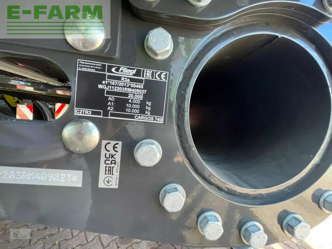 Fliegl cargos 740 - Lauksaimniecības piekabe-pašizgāzējs: foto 5 Fliegl cargos 740 - Lauksaimniecības piekabe-pašizgāzējs: foto 5