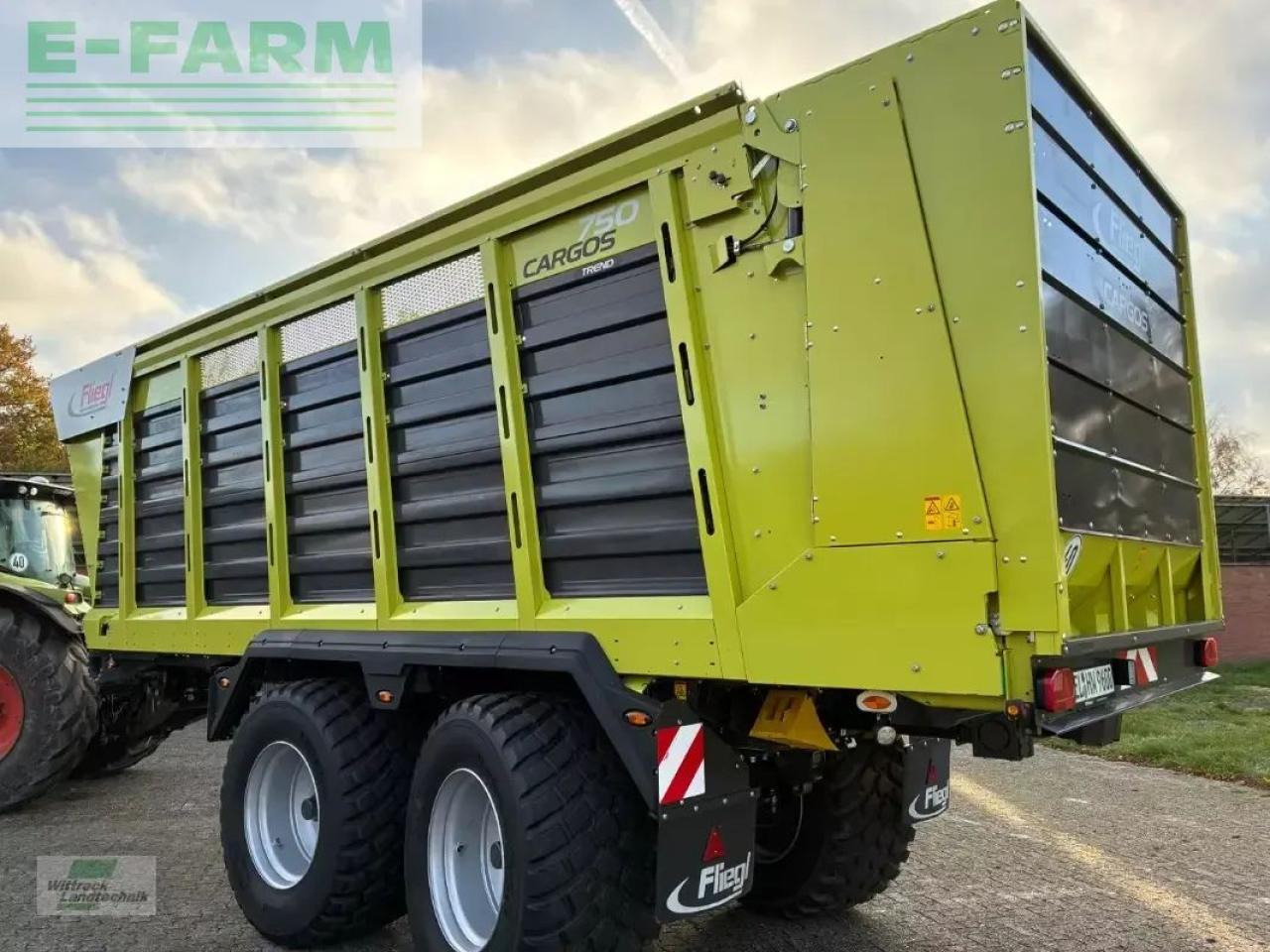 Lauksaimniecības piekabe-pašizgāzējs Fliegl cargos 750 trend: foto 8