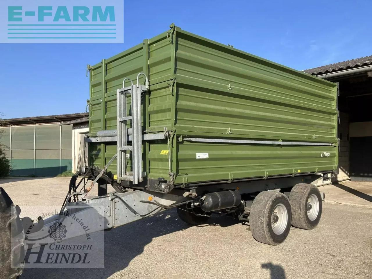 Fliegl tdk 130 fox - Lauksaimniecības piekabe-pašizgāzējs: foto 2 Fliegl tdk 130 fox - Lauksaimniecības piekabe-pašizgāzējs: foto 2