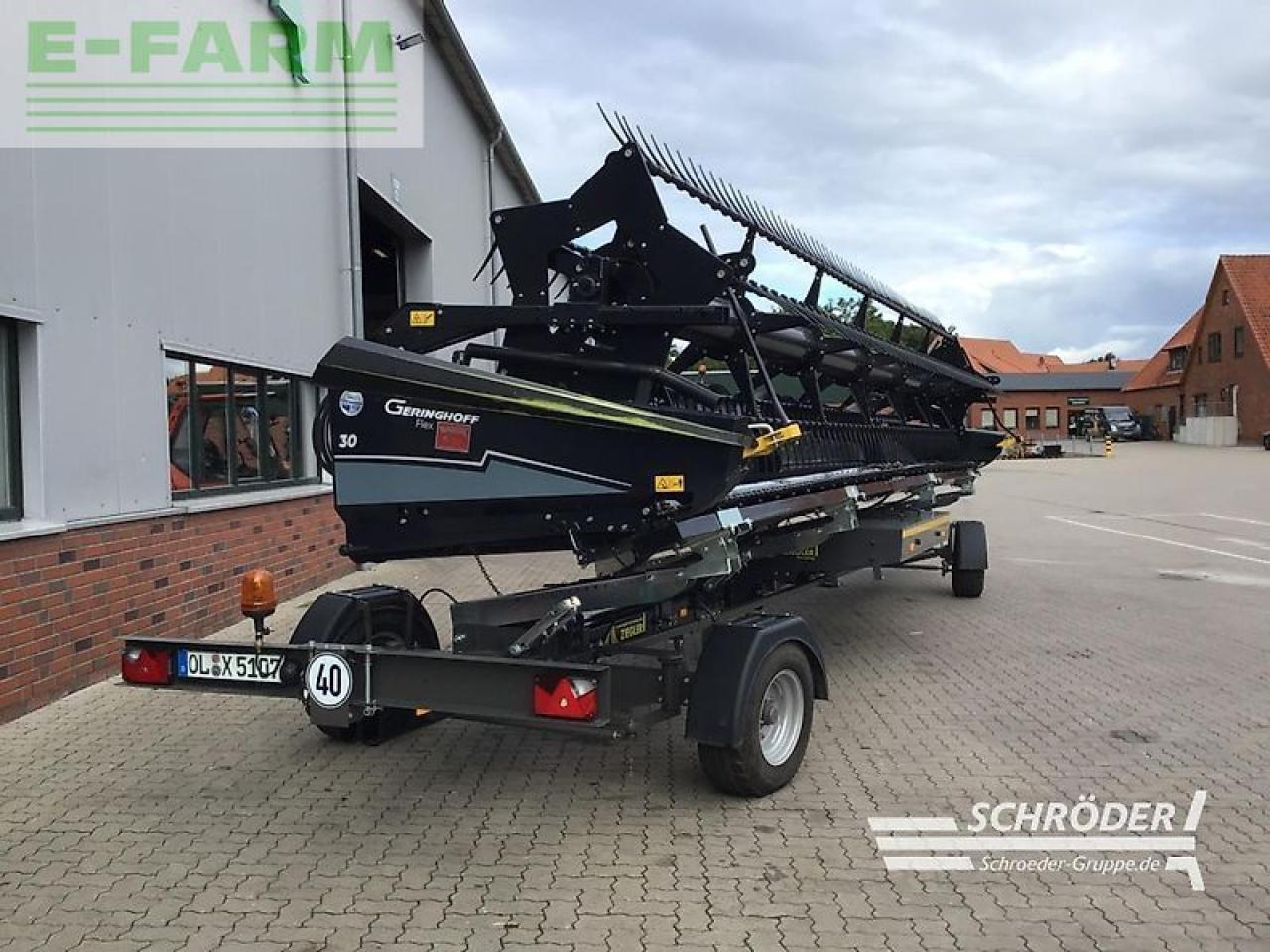 Geringhoff flex 30 / 9,15m + wagen - Labības heders: foto 3 Geringhoff flex 30 / 9,15m + wagen - Labības heders: foto 3