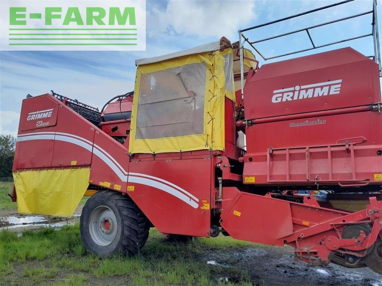 Grimme se 150-60 hjultræk - Kartupeļu kombains: foto 4 Grimme se 150-60 hjultræk - Kartupeļu kombains: foto 4