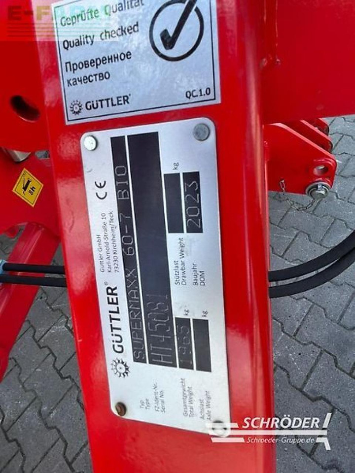 Kultivators Güttler super maxx 60-7 bio edition: foto 9