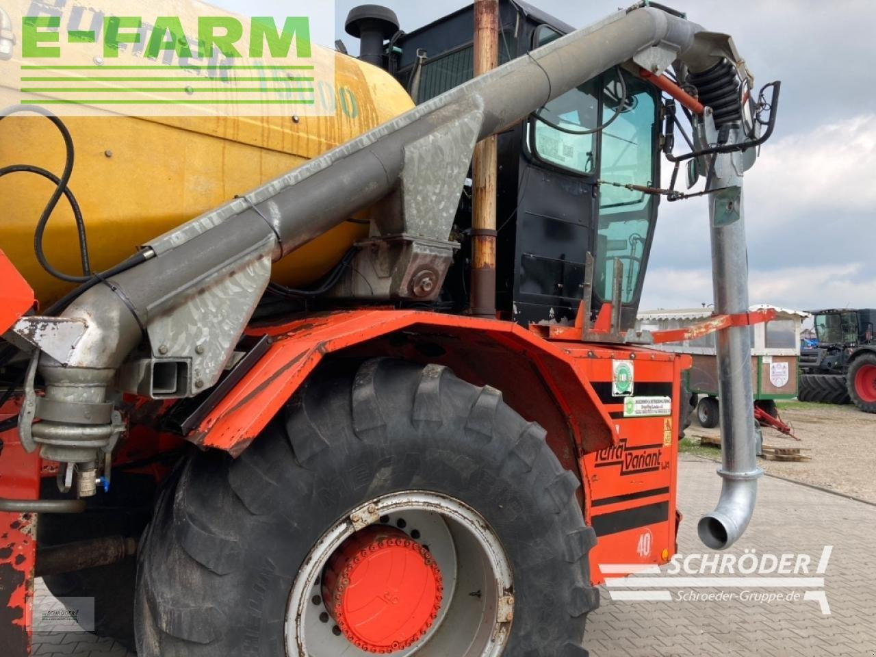 Šķidrmēslu muca Holmer terra variant wa: foto 20