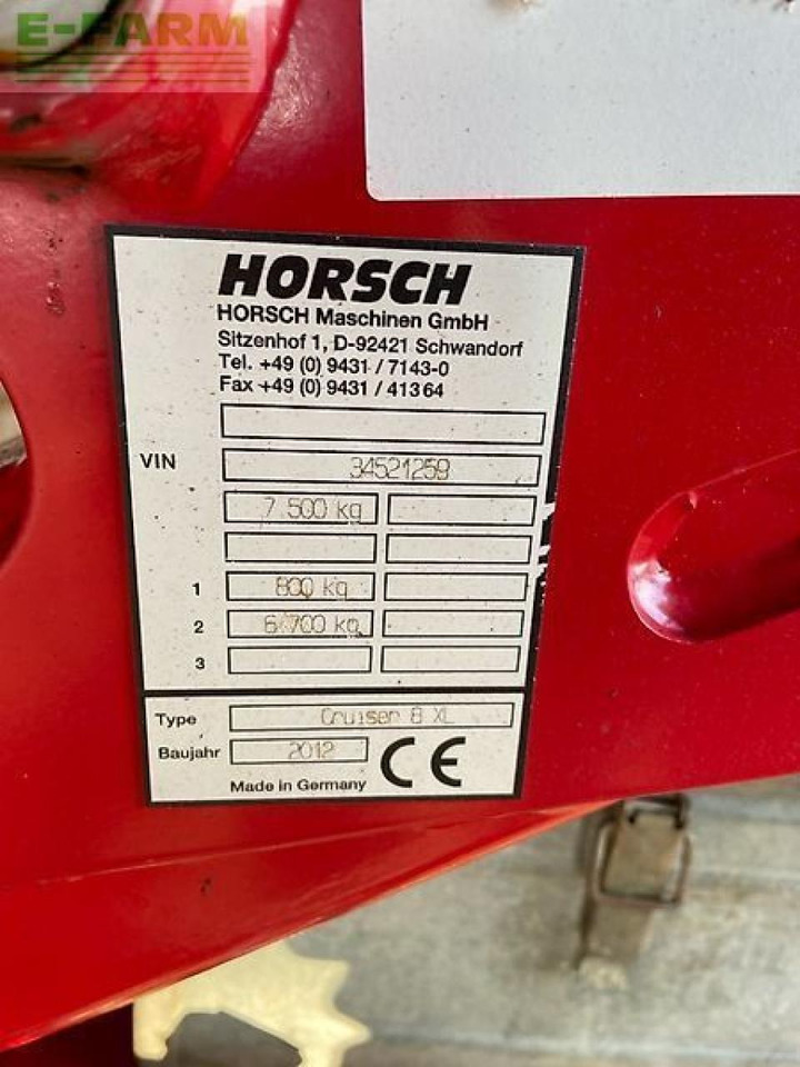 Horsch cruiser 8 xl - Kultivators: foto 4 Horsch cruiser 8 xl - Kultivators: foto 4