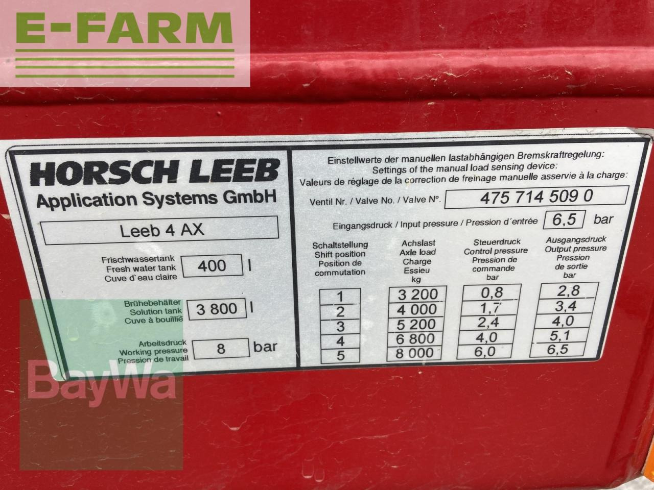 Horsch leeb 4 ax - Traktors: foto 5 Horsch leeb 4 ax - Traktors: foto 5