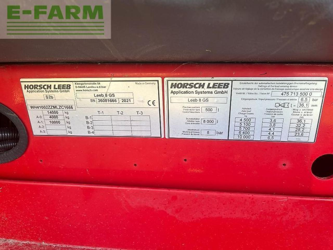 Horsch leeb 8 gs - Piekabināmais miglotājs: foto 3 Horsch leeb 8 gs - Piekabināmais miglotājs: foto 3