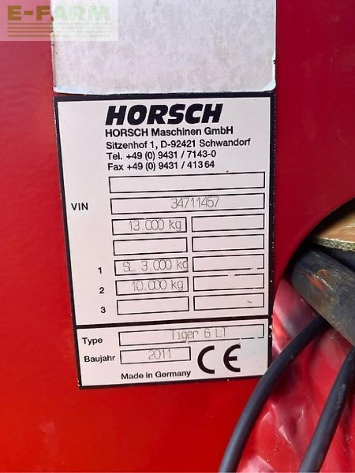 Horsch tiger 6 lt - Kultivators: foto 4 Horsch tiger 6 lt - Kultivators: foto 4