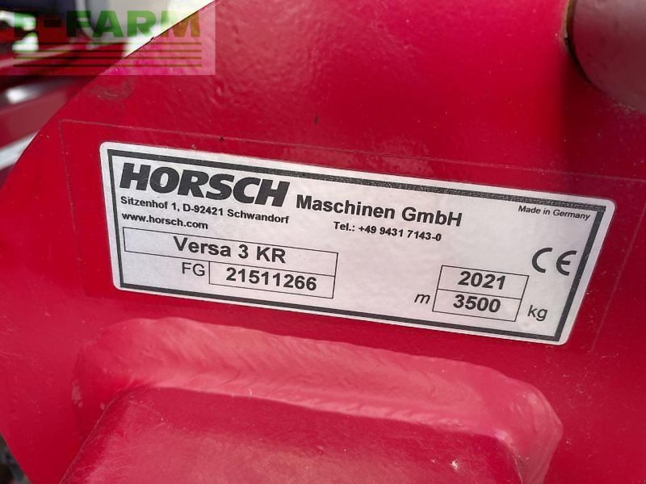 Sējmašīna Horsch versa 3 kr: foto 17