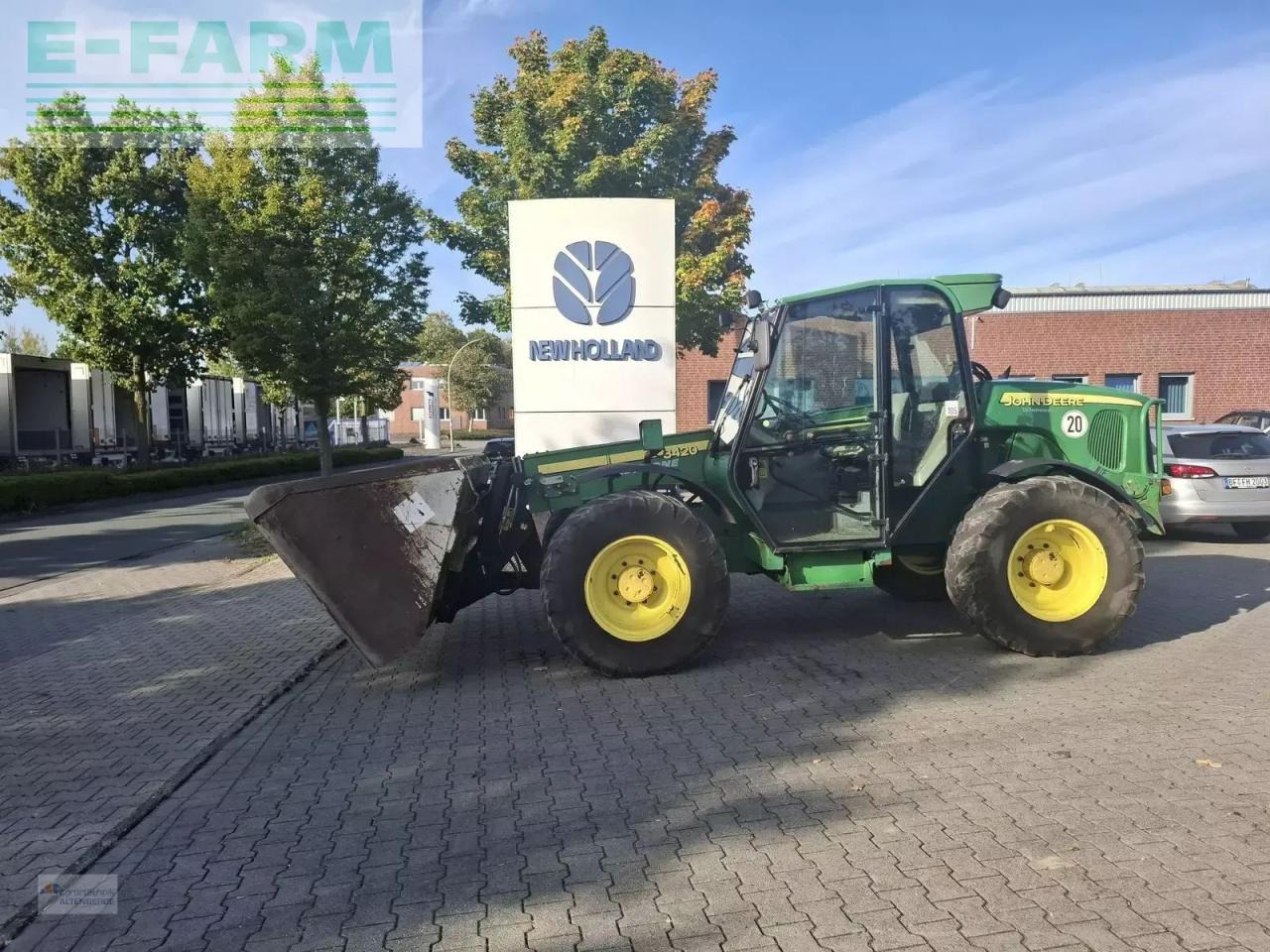 John Deere 3420 mit schaufel und palettengabel - Teleskopiskais iekrāvējs: foto 1 John Deere 3420 mit schaufel und palettengabel - Teleskopiskais iekrāvējs: foto 1