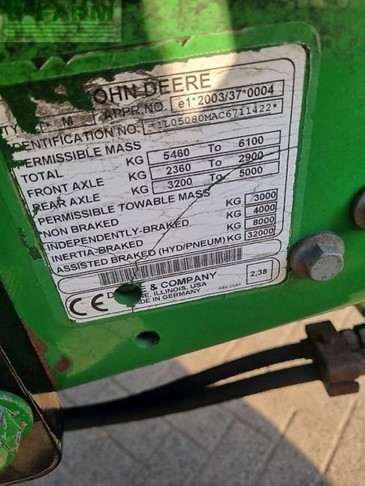 Traktors John Deere 5080m: foto 9