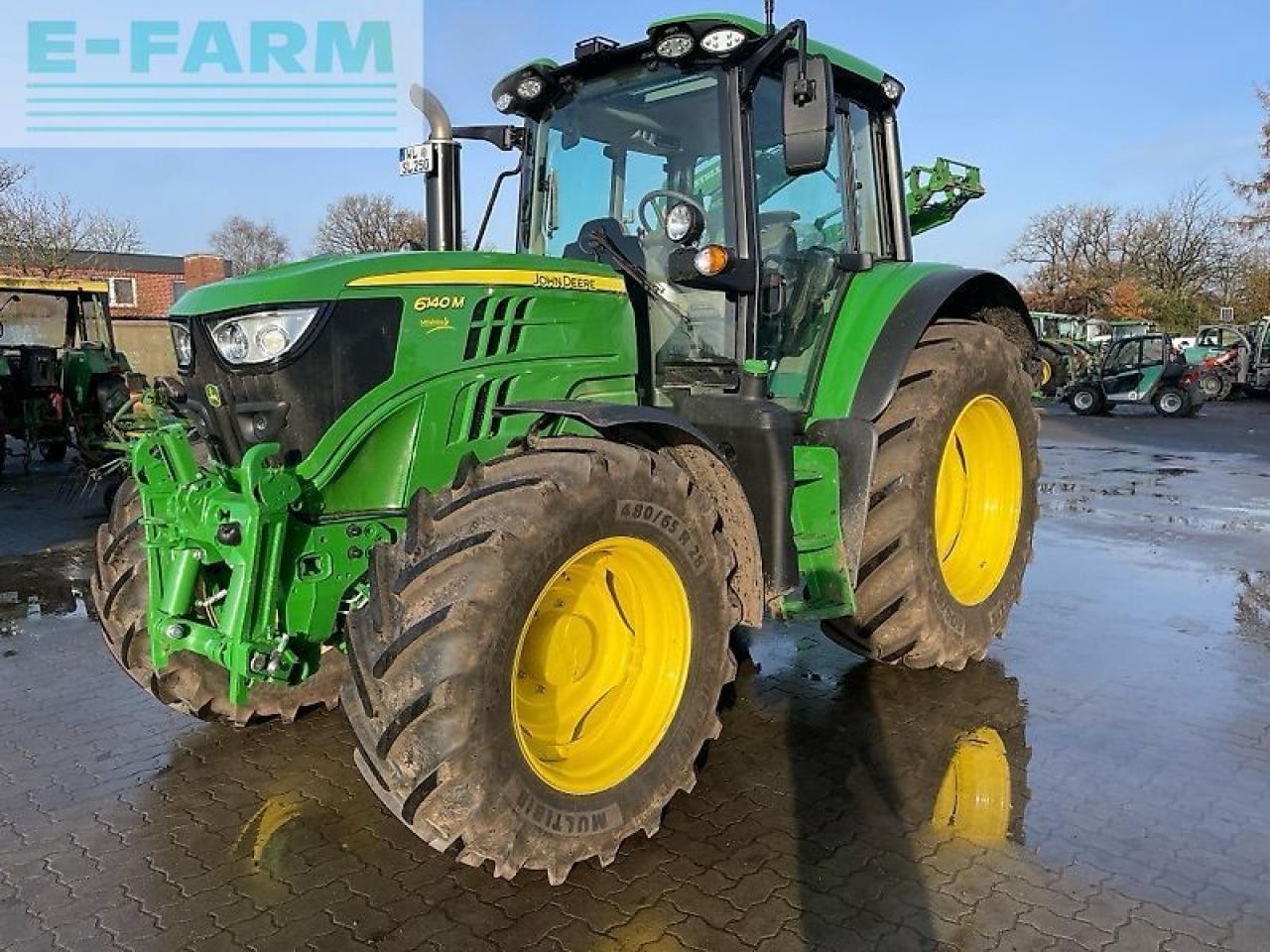 John Deere 6140m - Traktors: foto 1 John Deere 6140m - Traktors: foto 1