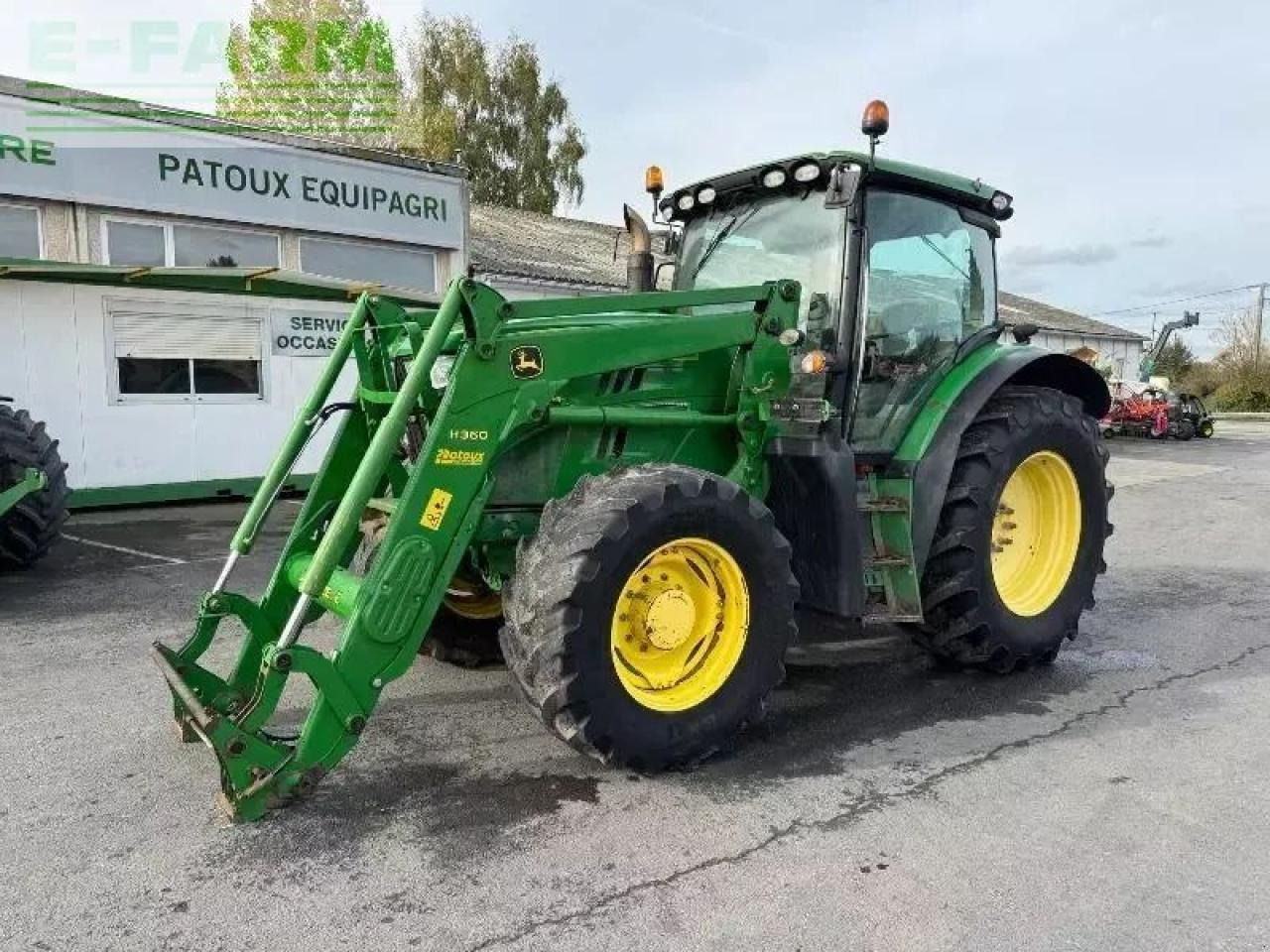 John Deere 6140r - Traktors: foto 1 John Deere 6140r - Traktors: foto 1