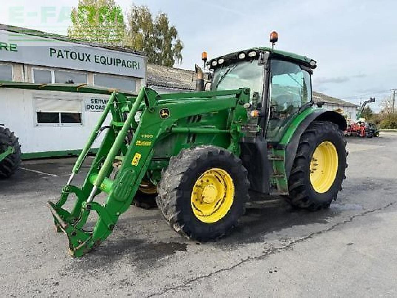 John Deere 6140r - Traktors: foto 1 John Deere 6140r - Traktors: foto 1