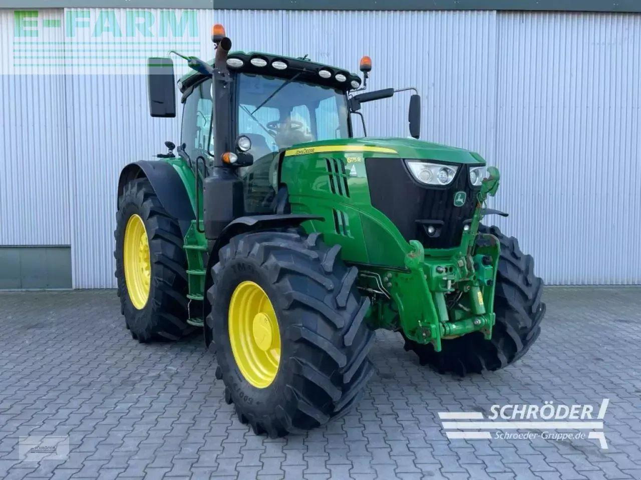 John Deere 6175 r - Traktors: foto 1 John Deere 6175 r - Traktors: foto 1