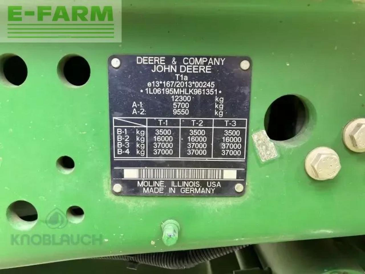 Traktors John Deere 6195m: foto 13 Traktors John Deere 6195m: foto 13