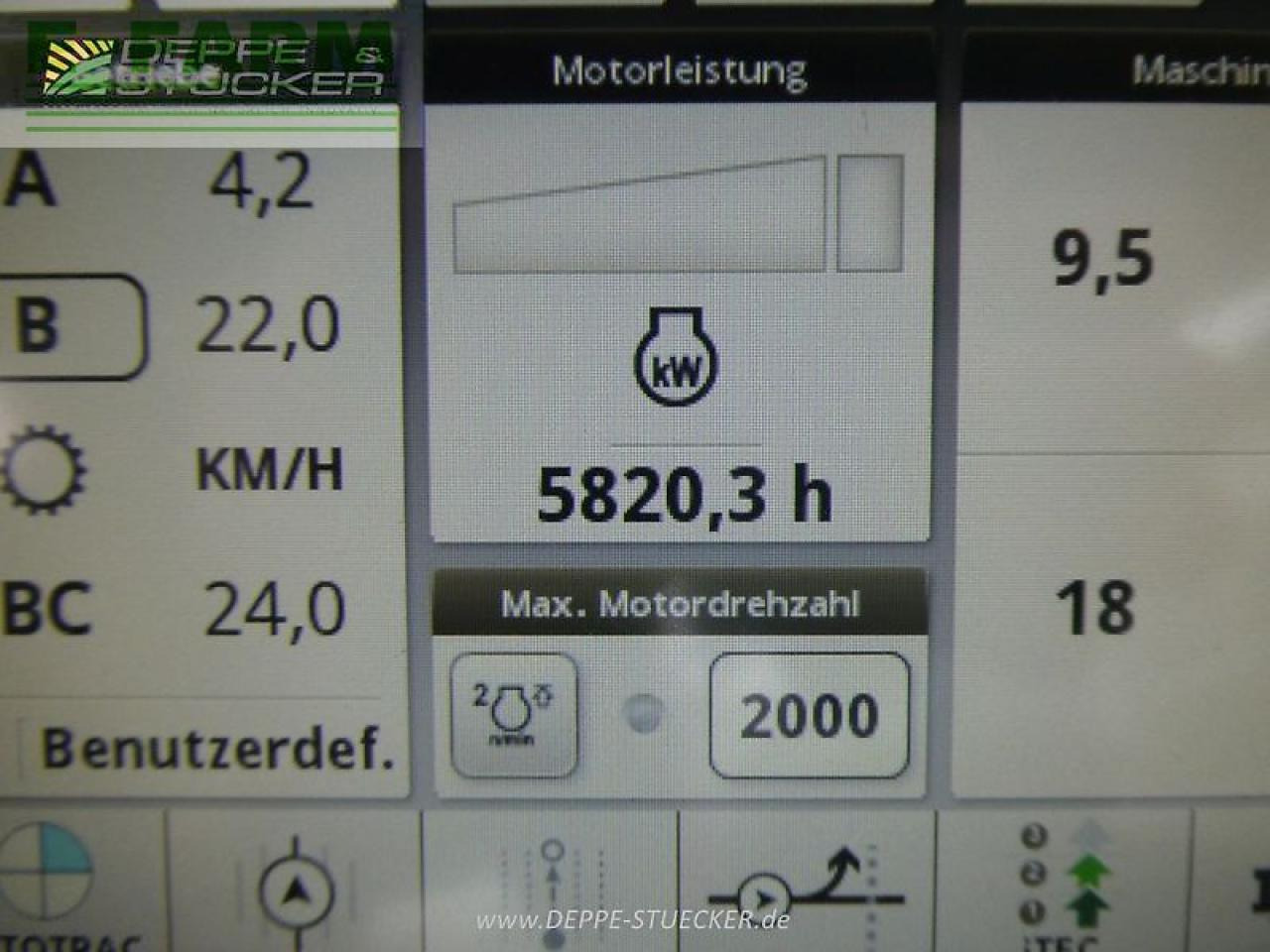 Traktors John Deere 6195r: foto 17