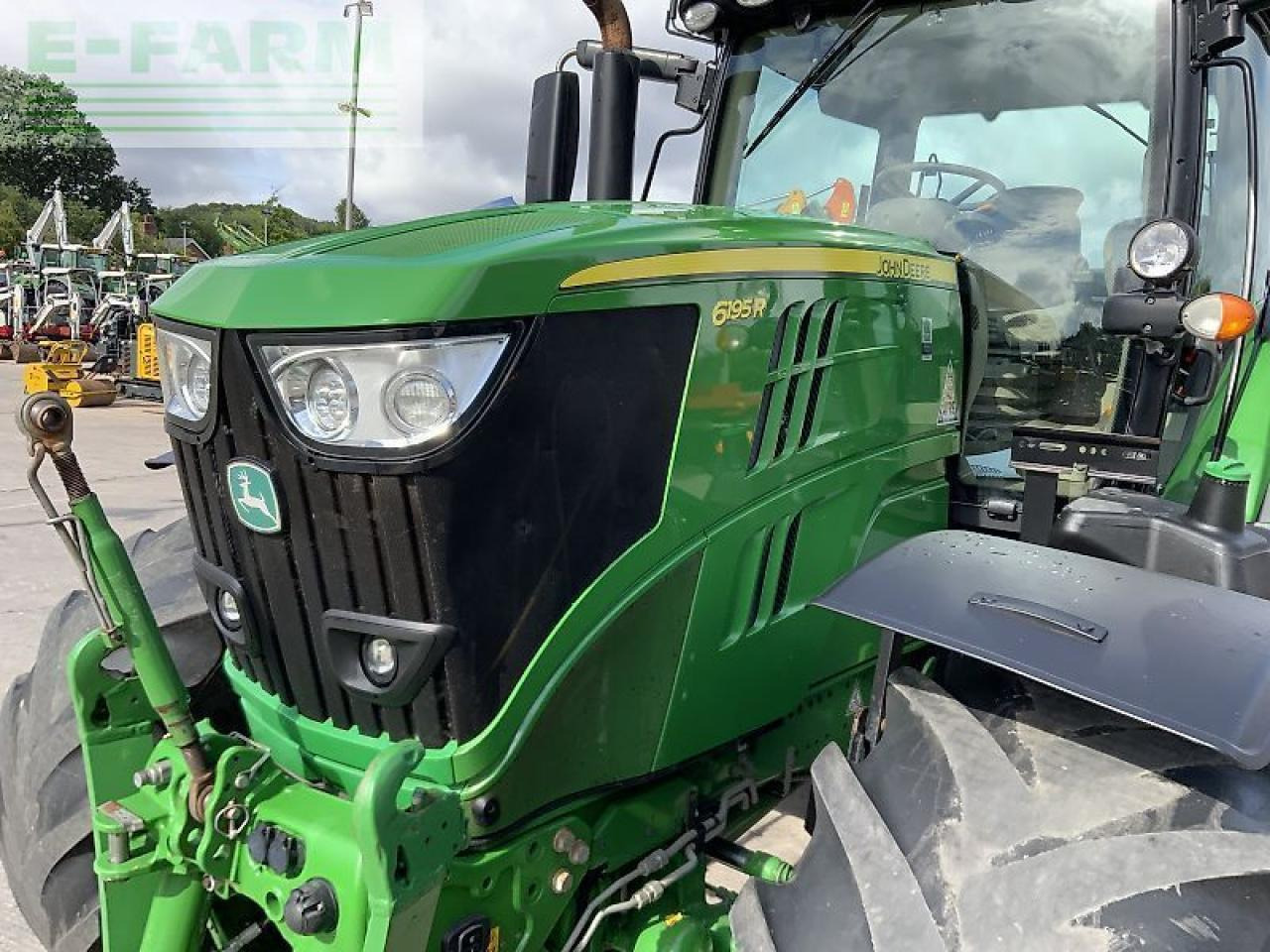 Traktors John Deere 6195r tractor (st23689): foto 12