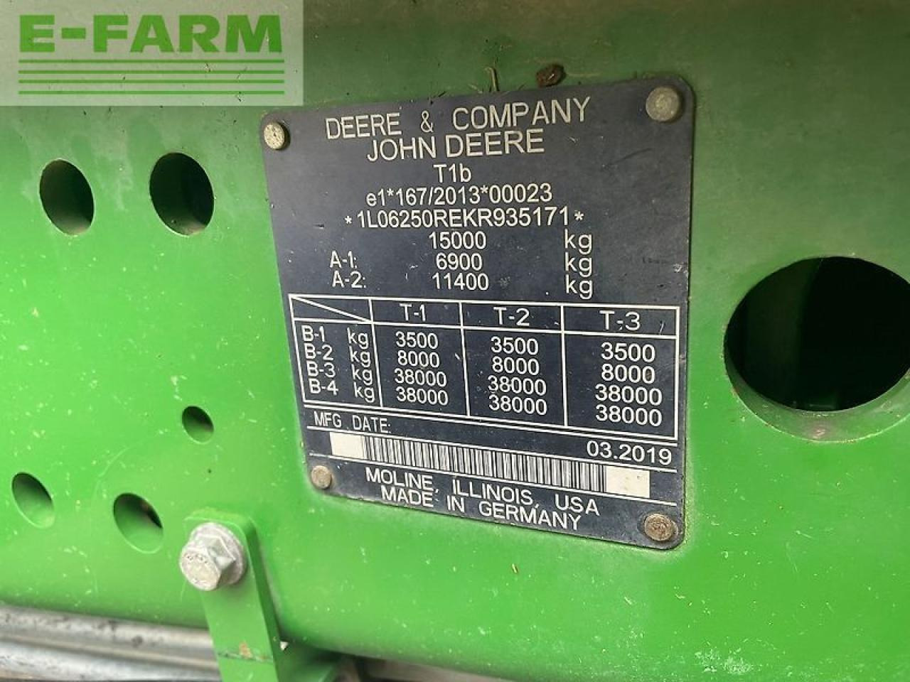 John Deere 6250r - Traktors: foto 5 John Deere 6250r - Traktors: foto 5