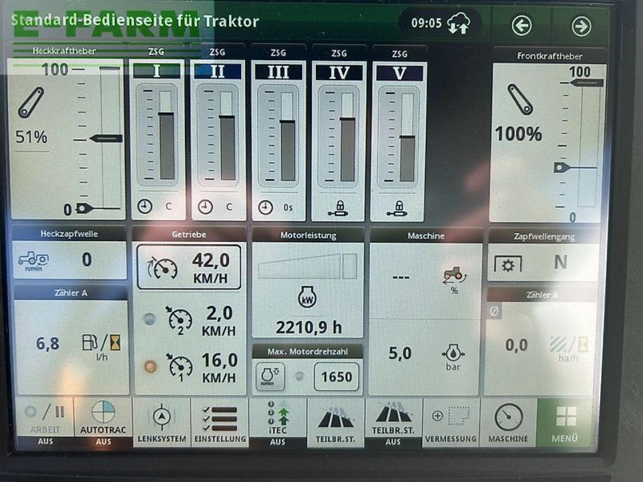 Traktors John Deere 6250r: foto 10