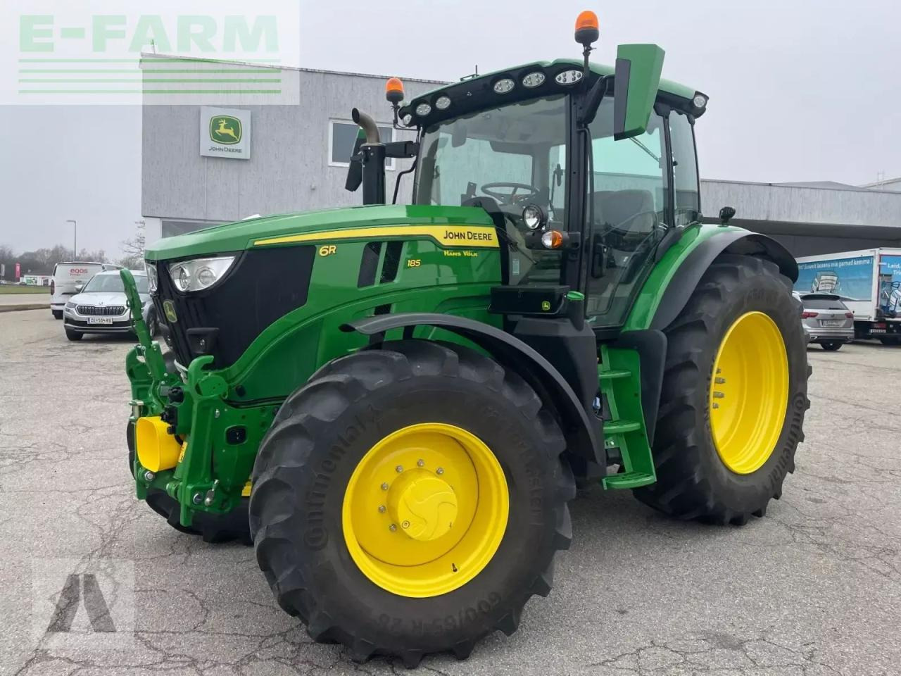 John Deere 6r 185 - Traktors: foto 1 John Deere 6r 185 - Traktors: foto 1