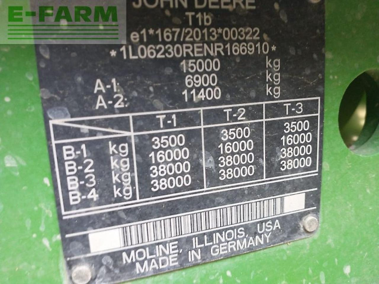John Deere 6r230 - Traktors: foto 3 John Deere 6r230 - Traktors: foto 3