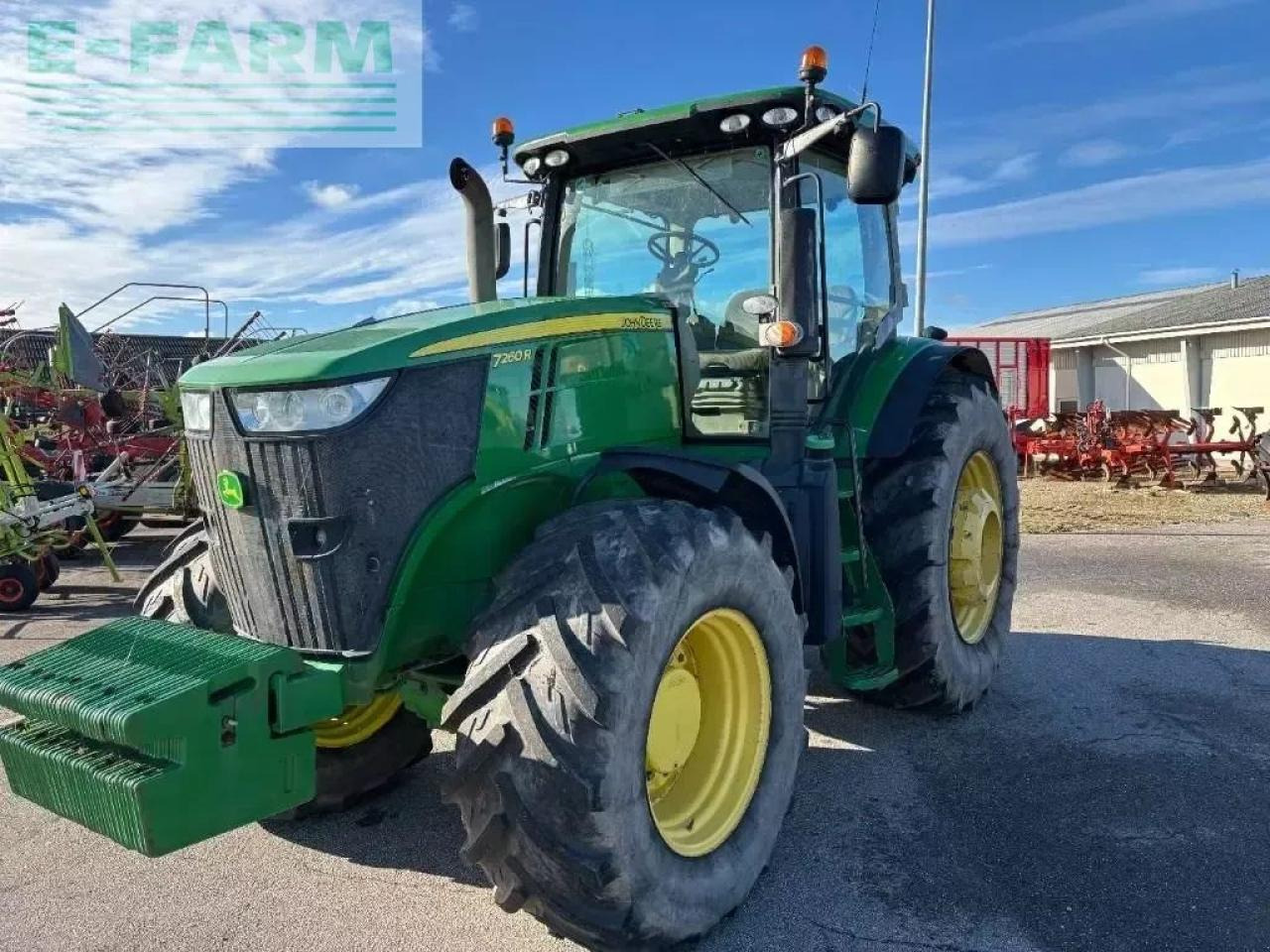 John Deere 7260 r - Traktors: foto 1 John Deere 7260 r - Traktors: foto 1
