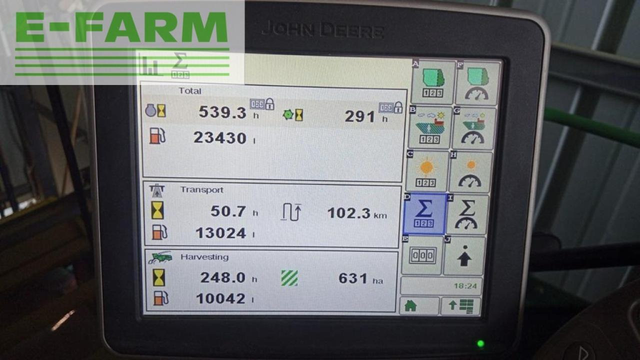 Lopbarības kombains John Deere 8600I: foto 18