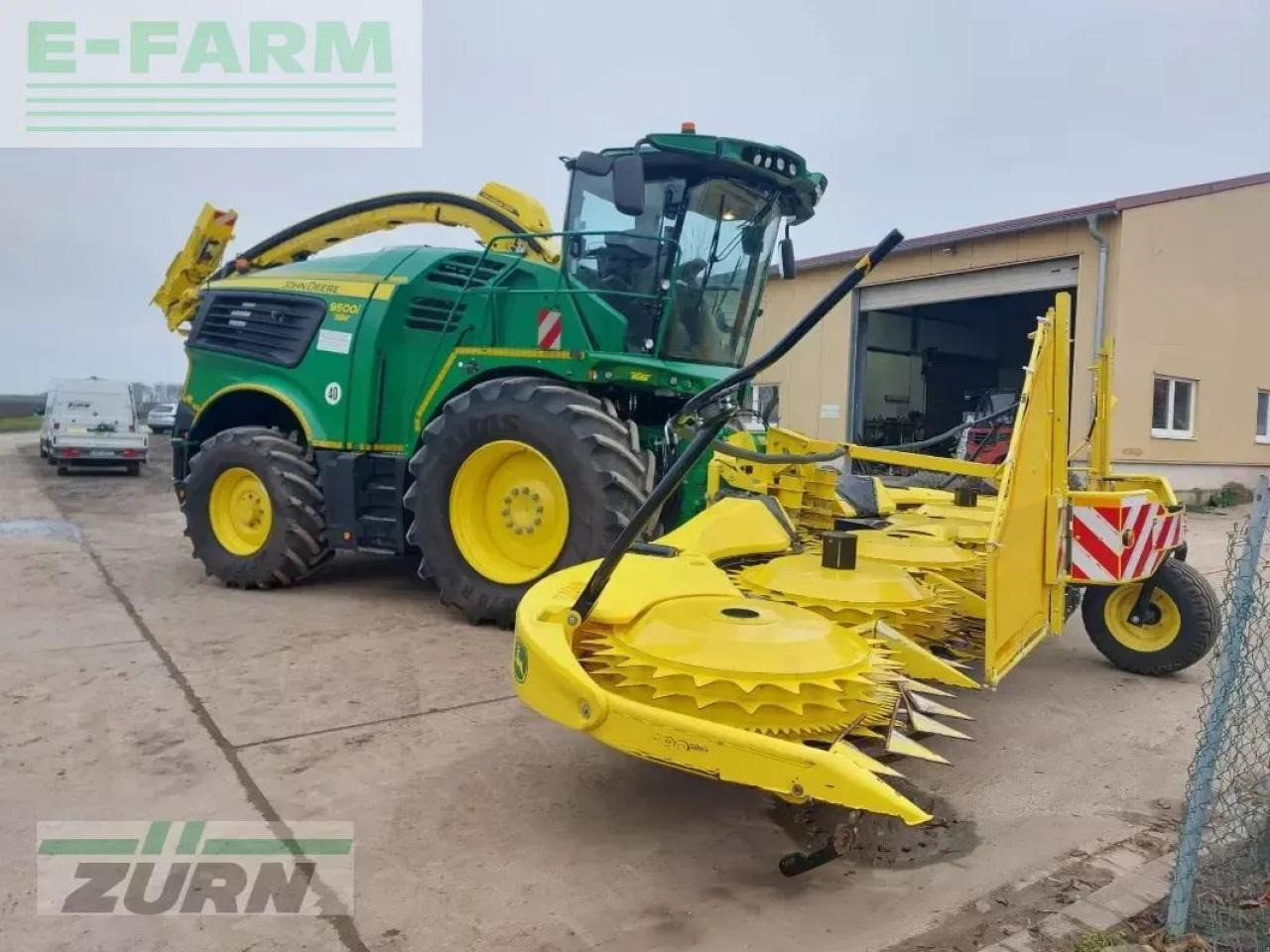 John Deere 9500 - Lopbarības kombains: foto 4 John Deere 9500 - Lopbarības kombains: foto 4