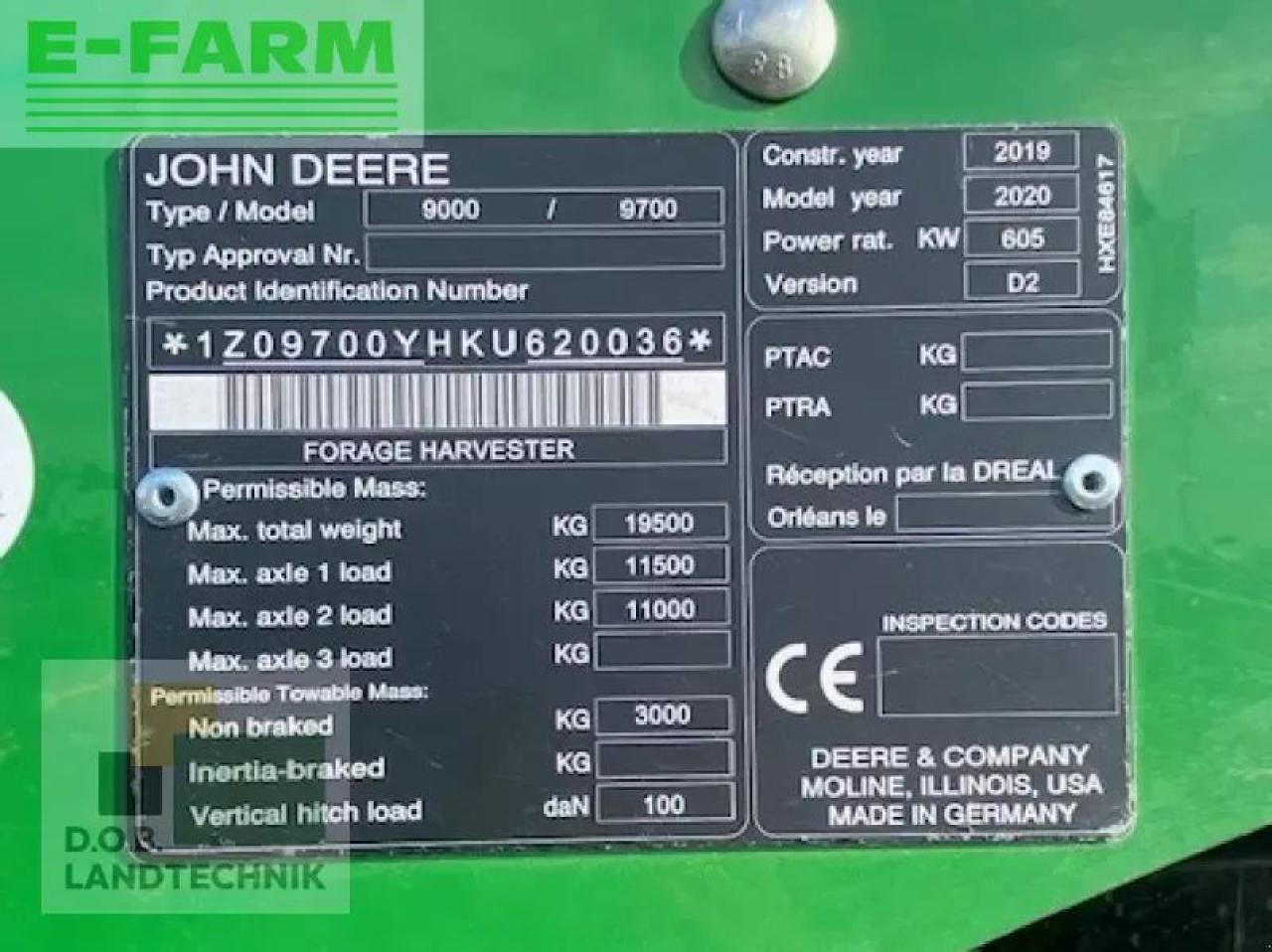John Deere 9700i prodrive 40km/h - Lopbarības kombains: foto 4 John Deere 9700i prodrive 40km/h - Lopbarības kombains: foto 4