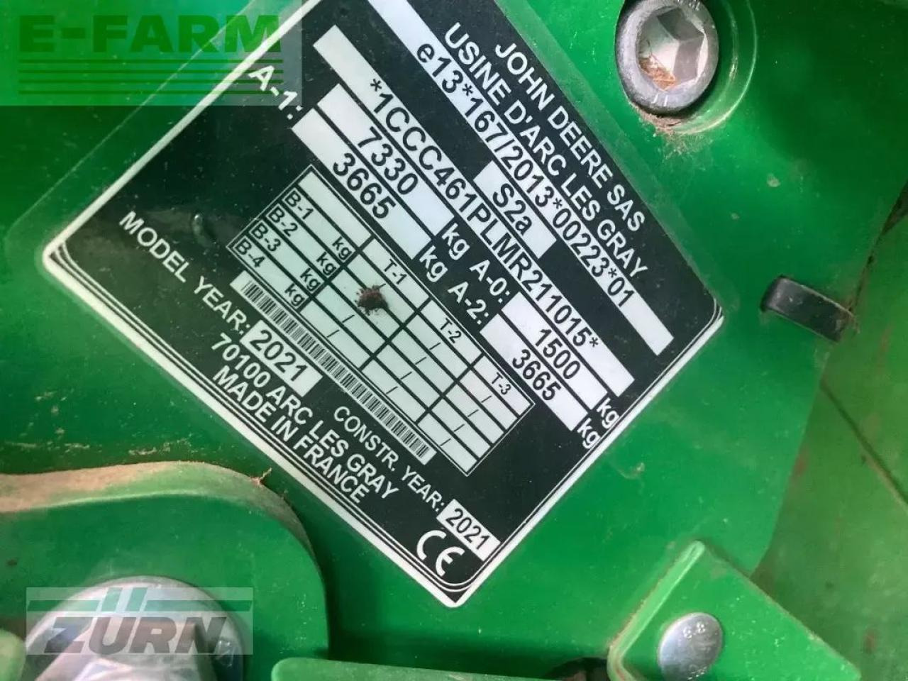Kīpu prese John Deere c461r: foto 10