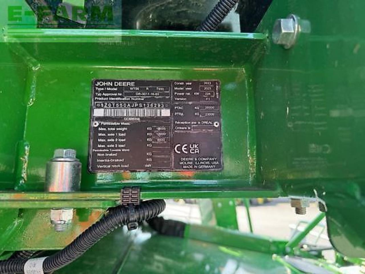 John Deere t550 - Labības kombains: foto 4 John Deere t550 - Labības kombains: foto 4