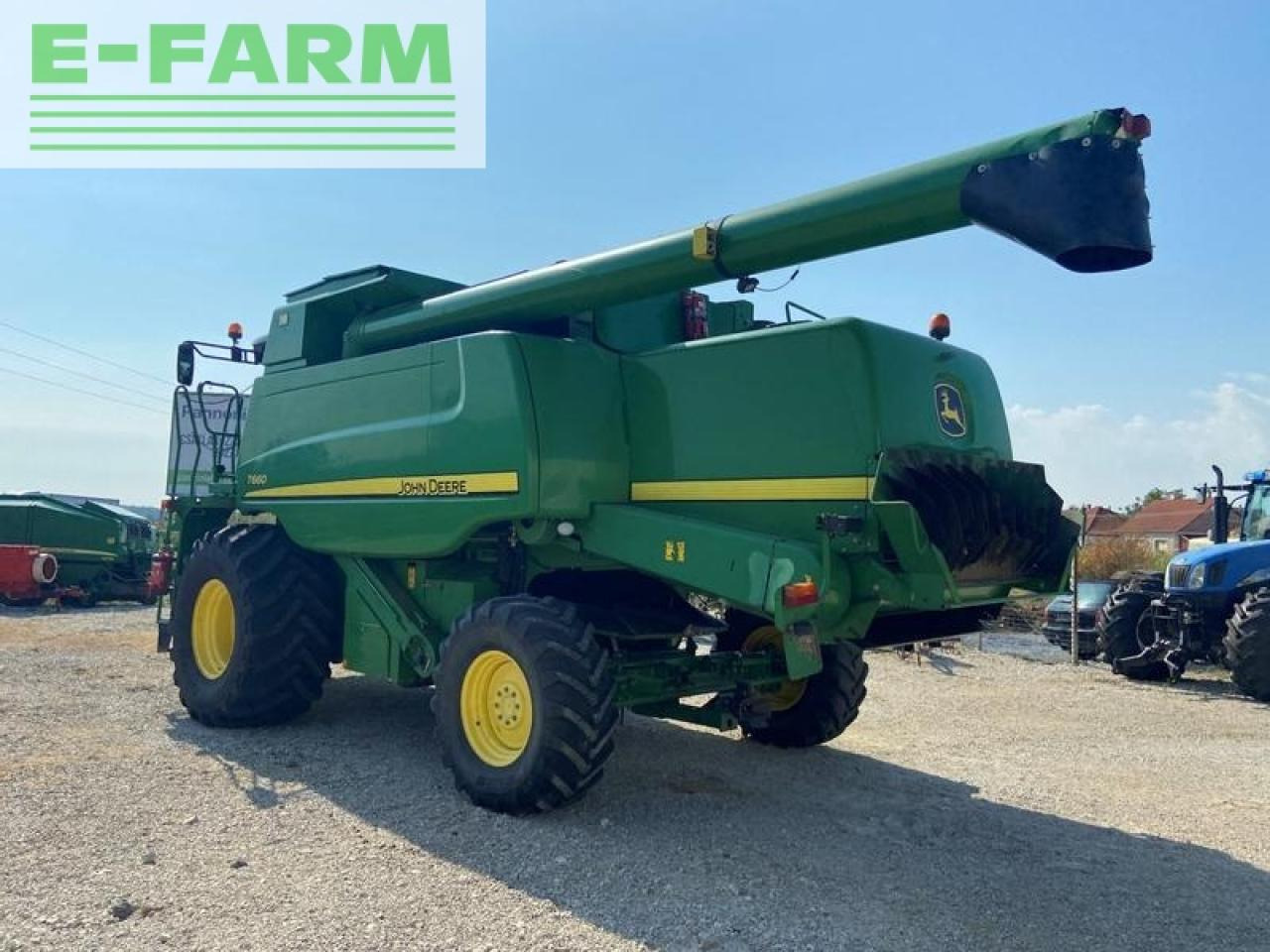 Labības kombains John Deere t660: foto 6 Labības kombains John Deere t660: foto 6