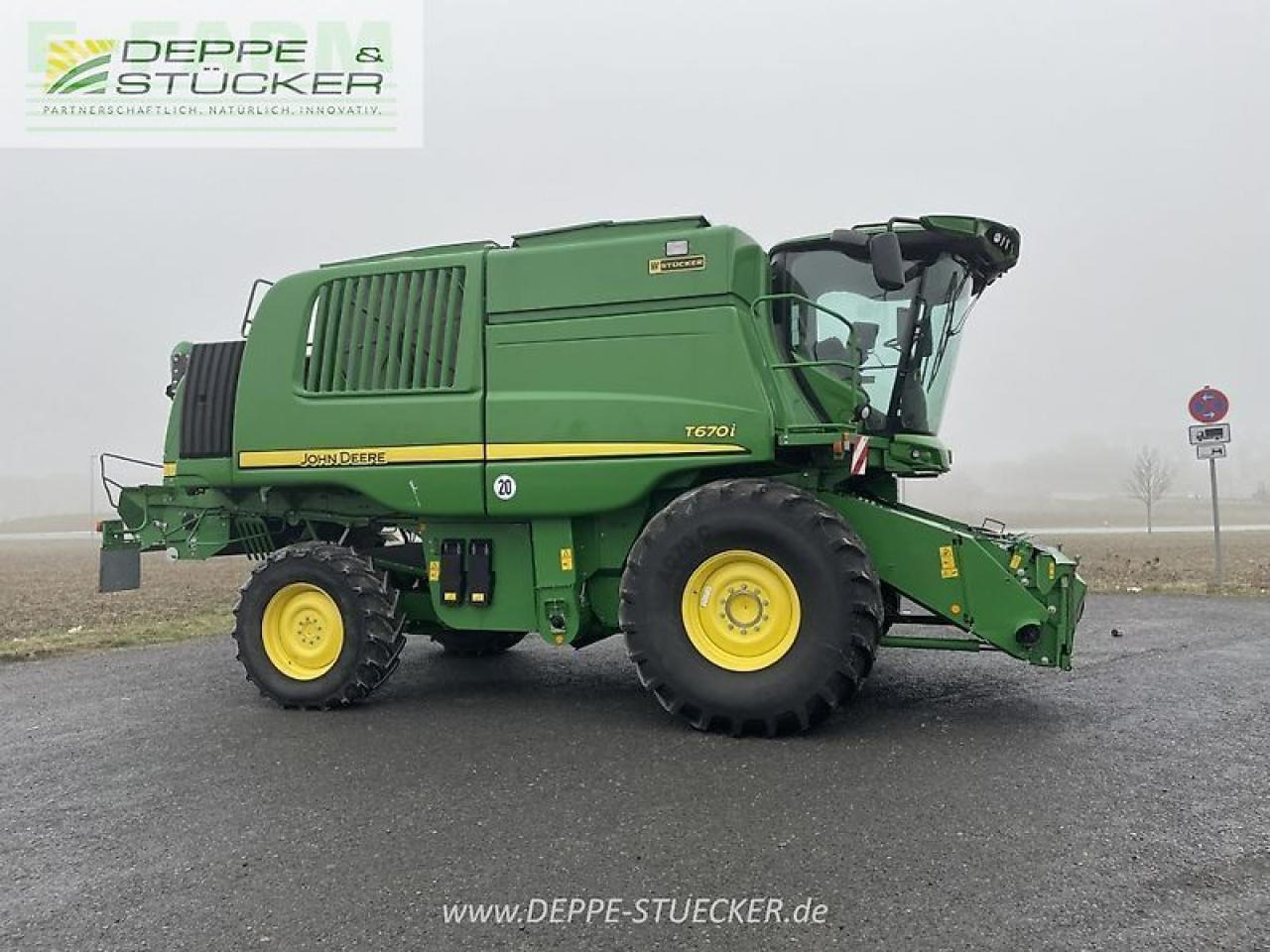 John Deere t670 mit 622r - Labības kombains: foto 3 John Deere t670 mit 622r - Labības kombains: foto 3