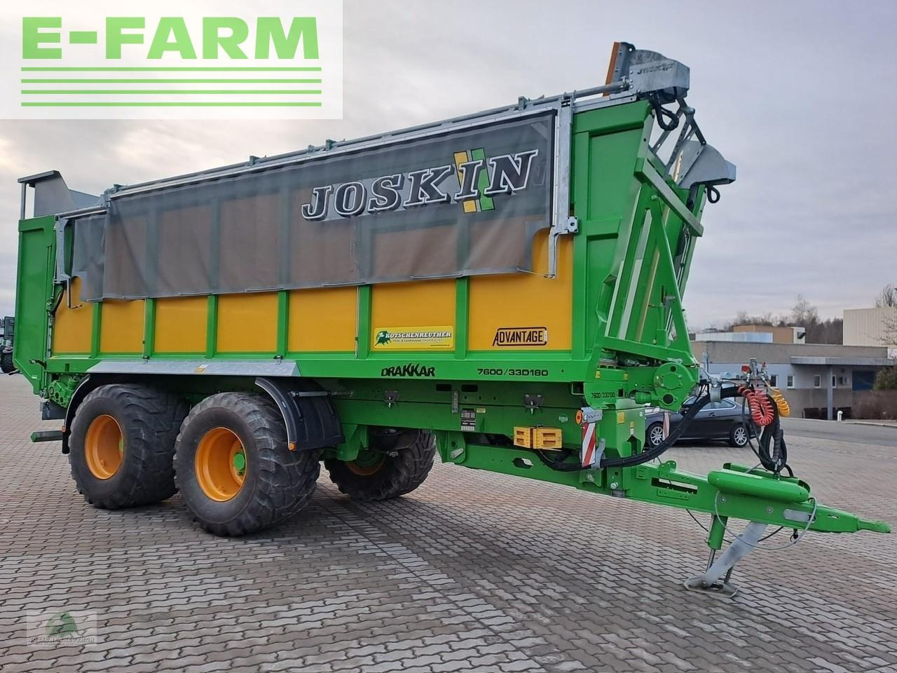 Joskin drakkar 7600/33d180 - Lauksaimniecības piekabe-pašizgāzējs: foto 3 Joskin drakkar 7600/33d180 - Lauksaimniecības piekabe-pašizgāzējs: foto 3