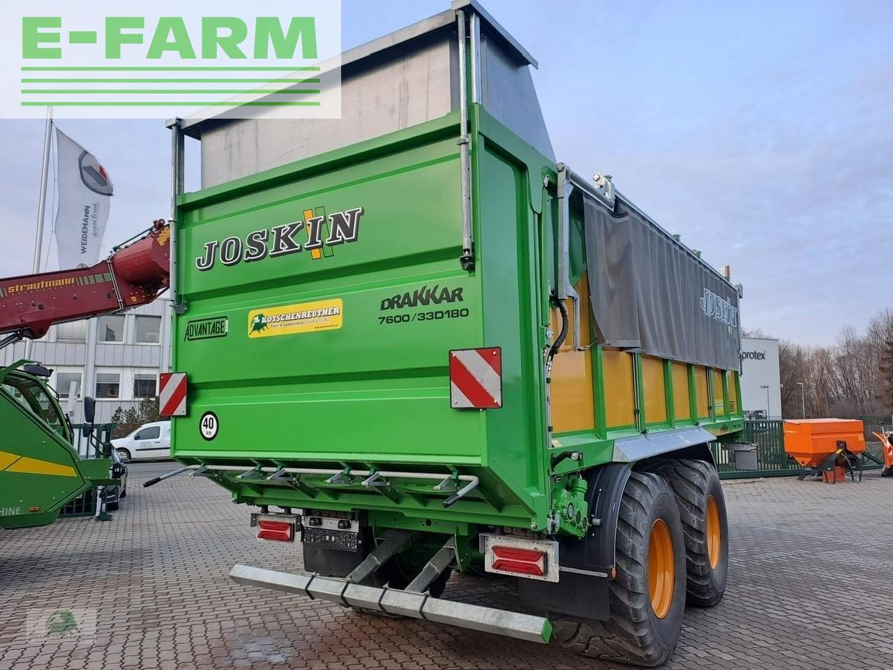 Joskin drakkar 7600/33d180 - Lauksaimniecības piekabe-pašizgāzējs: foto 4 Joskin drakkar 7600/33d180 - Lauksaimniecības piekabe-pašizgāzējs: foto 4