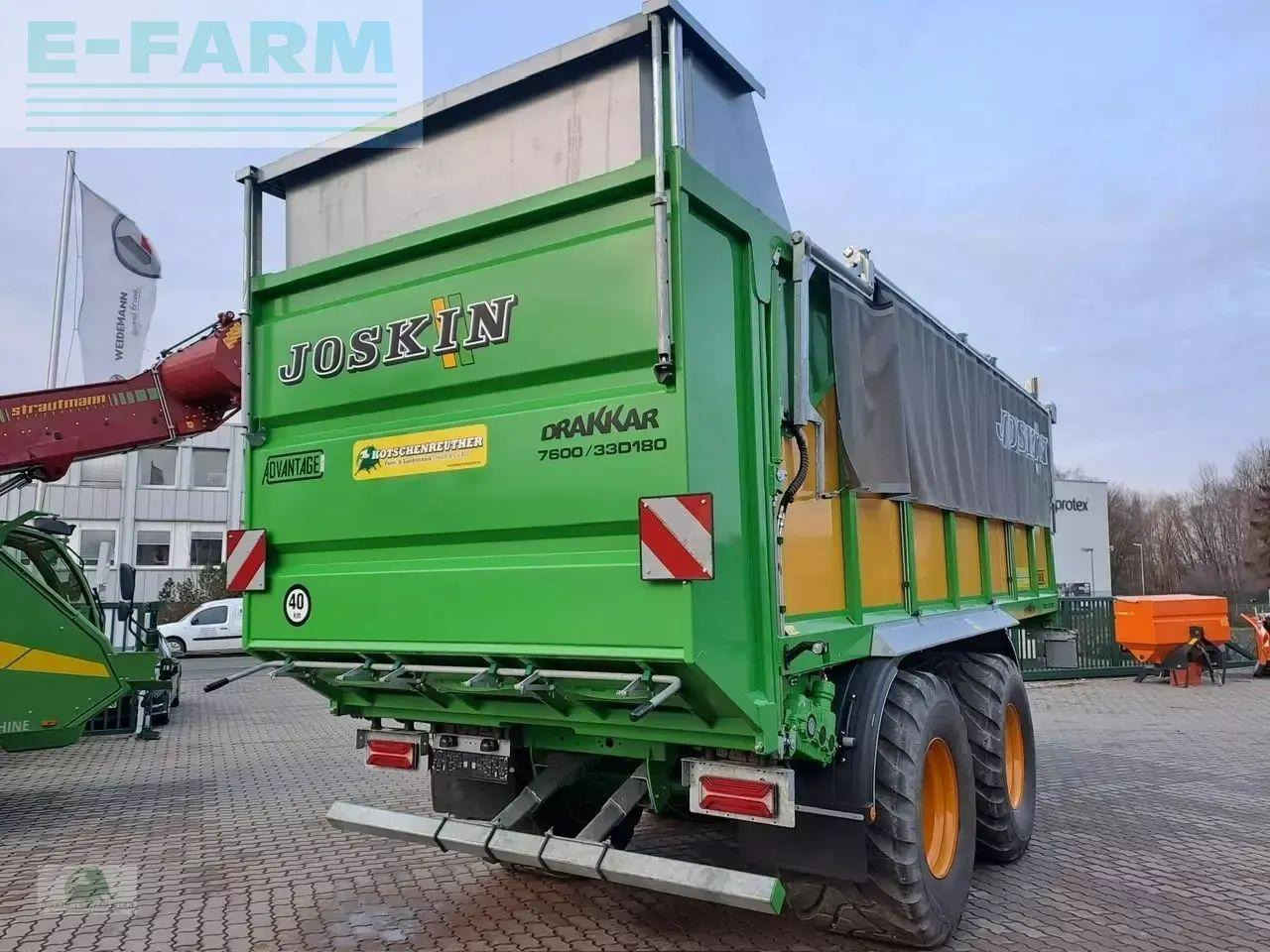 Joskin drakkar 7600/33d180 - Lauksaimniecības piekabe-pašizgāzējs: foto 4 Joskin drakkar 7600/33d180 - Lauksaimniecības piekabe-pašizgāzējs: foto 4