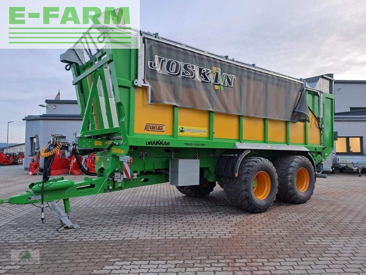 Joskin drakkar 7600/33d180 - Lauksaimniecības piekabe-pašizgāzējs: foto 1 Joskin drakkar 7600/33d180 - Lauksaimniecības piekabe-pašizgāzējs: foto 1