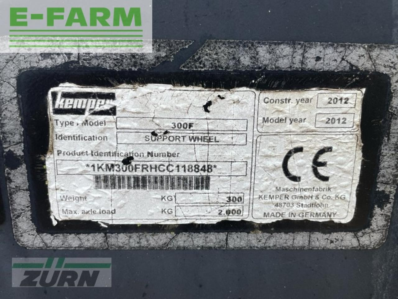 Lopbarības kombaina papildaprīkojums Kemper 375 plus: foto 20 Lopbarības kombaina papildaprīkojums Kemper 375 plus: foto 20